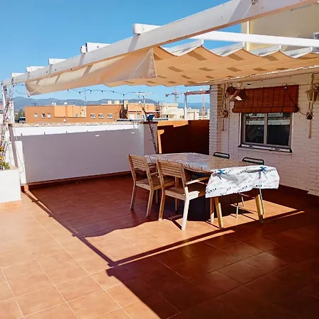 Atico Con Piscina Y Gran Terraza En Playa Pobla De Farnals *